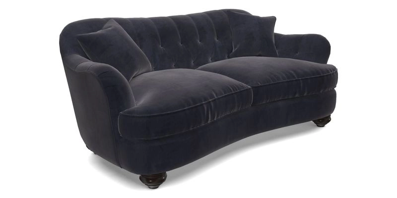 Fairmont 3 Seater Sofa in Romo Osumi Wild Rose with Contrast Piping in Linwood Luna Blossom Contrasting Scatters in Colefax & Fowler Jocasta Velvet Red