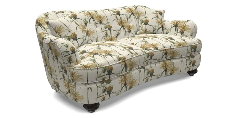 Fairmont 3 Seater Sofa in Romo Osumi Wild Rose with Contrast Piping in Linwood Luna Blossom Contrasting Scatters in Colefax & Fowler Jocasta Velvet Red