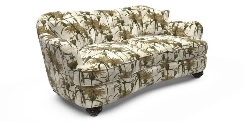 Fairmont 3 Seater Sofa in Romo Osumi Wild Rose with Contrast Piping in Linwood Luna Blossom Contrasting Scatters in Colefax & Fowler Jocasta Velvet Red