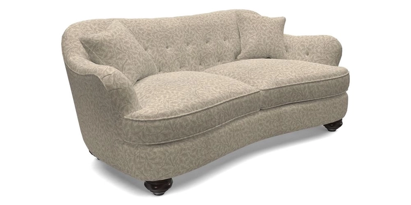 Fairmont 3 Seater Sofa in Romo Osumi Wild Rose with Contrast Piping in Linwood Luna Blossom Contrasting Scatters in Colefax & Fowler Jocasta Velvet Red