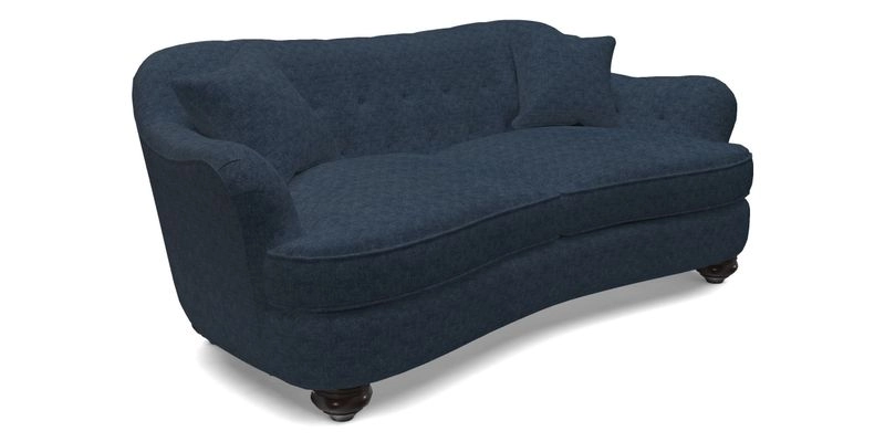 Fairmont 3 Seater Sofa in Romo Osumi Wild Rose with Contrast Piping in Linwood Luna Blossom Contrasting Scatters in Colefax & Fowler Jocasta Velvet Red