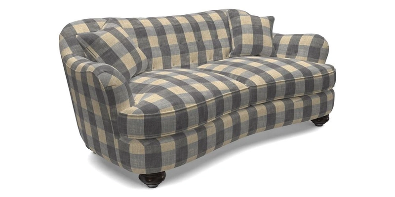 Fairmont 3 Seater Sofa in Romo Osumi Wild Rose with Contrast Piping in Linwood Luna Blossom Contrasting Scatters in Colefax & Fowler Jocasta Velvet Red