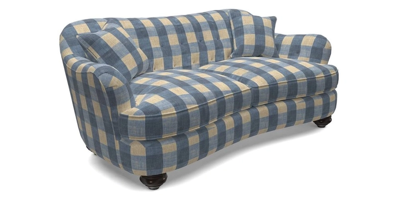 Fairmont 3 Seater Sofa in Romo Osumi Wild Rose with Contrast Piping in Linwood Luna Blossom Contrasting Scatters in Colefax & Fowler Jocasta Velvet Red