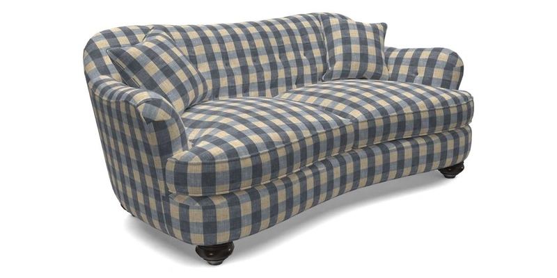 Fairmont 3 Seater Sofa in Romo Osumi Wild Rose with Contrast Piping in Linwood Luna Blossom Contrasting Scatters in Colefax & Fowler Jocasta Velvet Red