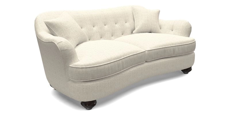 Fairmont 3 Seater Sofa in Romo Osumi Wild Rose with Contrast Piping in Linwood Luna Blossom Contrasting Scatters in Colefax & Fowler Jocasta Velvet Red