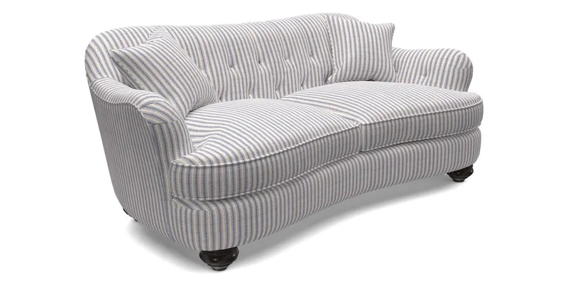 Fairmont 3 Seater Sofa in Romo Osumi Wild Rose with Contrast Piping in Linwood Luna Blossom Contrasting Scatters in Colefax & Fowler Jocasta Velvet Red