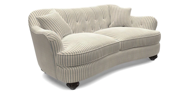 Fairmont 3 Seater Sofa in Romo Osumi Wild Rose with Contrast Piping in Linwood Luna Blossom Contrasting Scatters in Colefax & Fowler Jocasta Velvet Red