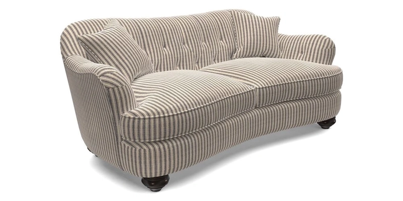 Fairmont 3 Seater Sofa in Romo Osumi Wild Rose with Contrast Piping in Linwood Luna Blossom Contrasting Scatters in Colefax & Fowler Jocasta Velvet Red