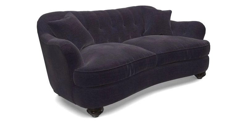 Fairmont 3 Seater Sofa in Romo Osumi Wild Rose with Contrast Piping in Linwood Luna Blossom Contrasting Scatters in Colefax & Fowler Jocasta Velvet Red