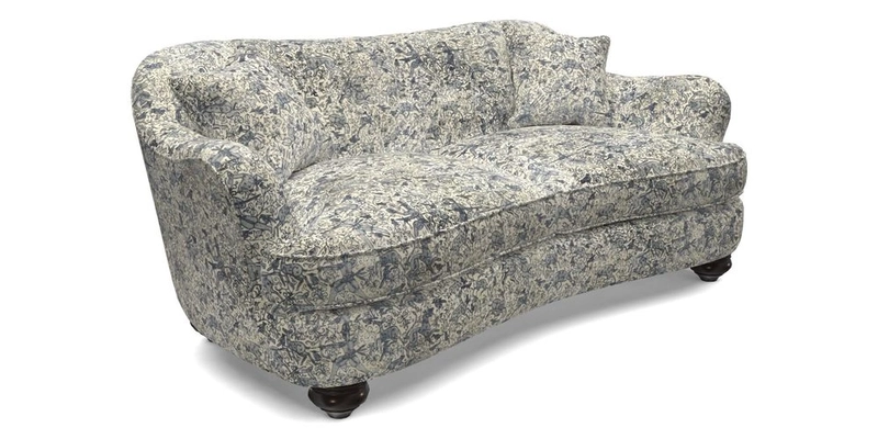 Fairmont 3 Seater Sofa in Romo Osumi Wild Rose with Contrast Piping in Linwood Luna Blossom Contrasting Scatters in Colefax & Fowler Jocasta Velvet Red
