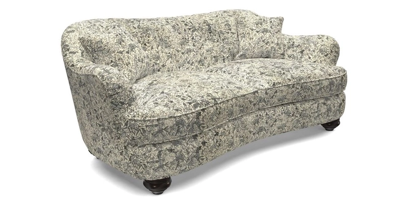 Fairmont 3 Seater Sofa in Romo Osumi Wild Rose with Contrast Piping in Linwood Luna Blossom Contrasting Scatters in Colefax & Fowler Jocasta Velvet Red