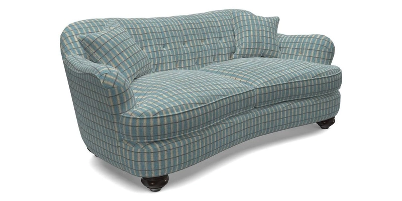 Fairmont 3 Seater Sofa in Romo Osumi Wild Rose with Contrast Piping in Linwood Luna Blossom Contrasting Scatters in Colefax & Fowler Jocasta Velvet Red