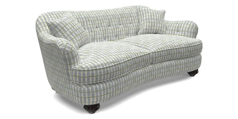 Fairmont 3 Seater Sofa in Romo Osumi Wild Rose with Contrast Piping in Linwood Luna Blossom Contrasting Scatters in Colefax & Fowler Jocasta Velvet Red