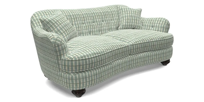 Fairmont 3 Seater Sofa in Romo Osumi Wild Rose with Contrast Piping in Linwood Luna Blossom Contrasting Scatters in Colefax & Fowler Jocasta Velvet Red