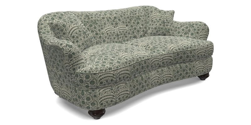 Fairmont 3 Seater Sofa in Romo Osumi Wild Rose with Contrast Piping in Linwood Luna Blossom Contrasting Scatters in Colefax & Fowler Jocasta Velvet Red