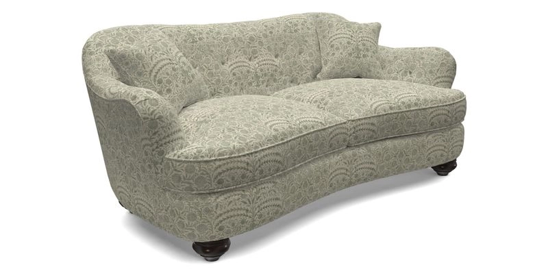 Fairmont 3 Seater Sofa in Romo Osumi Wild Rose with Contrast Piping in Linwood Luna Blossom Contrasting Scatters in Colefax & Fowler Jocasta Velvet Red