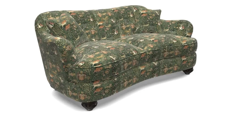 Fairmont 3 Seater Sofa in Romo Osumi Wild Rose with Contrast Piping in Linwood Luna Blossom Contrasting Scatters in Colefax & Fowler Jocasta Velvet Red