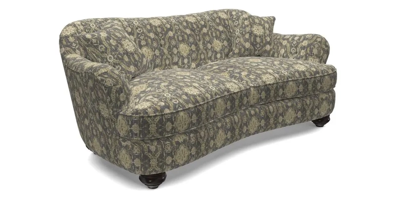 Fairmont 3 Seater Sofa in Romo Osumi Wild Rose with Contrast Piping in Linwood Luna Blossom Contrasting Scatters in Colefax & Fowler Jocasta Velvet Red