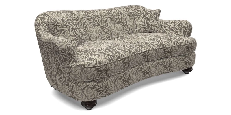 Fairmont 3 Seater Sofa in Romo Osumi Wild Rose with Contrast Piping in Linwood Luna Blossom Contrasting Scatters in Colefax & Fowler Jocasta Velvet Red