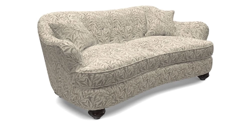 Fairmont 3 Seater Sofa in Romo Osumi Wild Rose with Contrast Piping in Linwood Luna Blossom Contrasting Scatters in Colefax & Fowler Jocasta Velvet Red