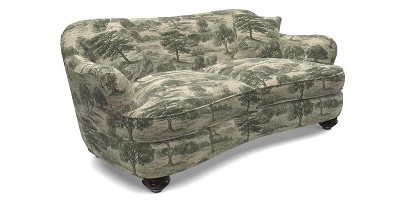 Fairmont 3 Seater Sofa in Romo Osumi Wild Rose with Contrast Piping in Linwood Luna Blossom Contrasting Scatters in Colefax & Fowler Jocasta Velvet Red