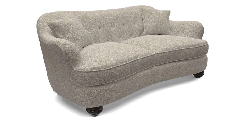 Fairmont 3 Seater Sofa in Romo Osumi Wild Rose with Contrast Piping in Linwood Luna Blossom Contrasting Scatters in Colefax & Fowler Jocasta Velvet Red