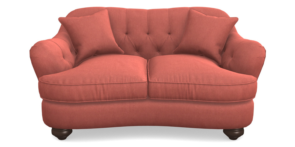 Product photograph of Fairmont 2 5 Seater Sofa In Clever Tough And Eco Velvet - Damson from Sofas and Stuff Limited