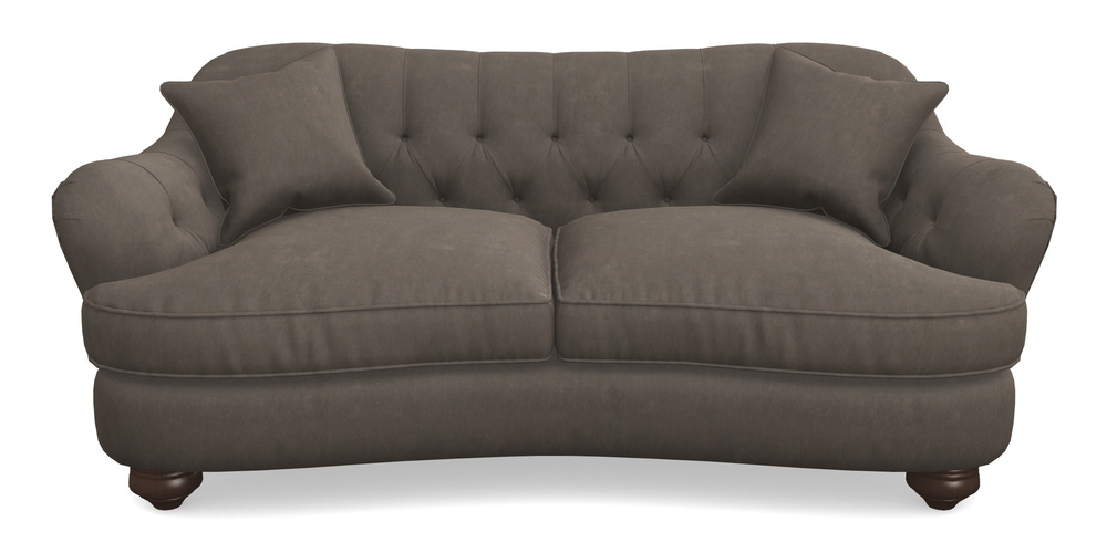 Product photograph of Fairmont 3 Seater Sofa In Clever Tough And Eco Velvet - Chrome from Sofas and Stuff Limited