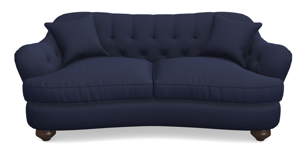 Product photograph of Fairmont 3 Seater Sofa In Clever Tough And Eco Velvet - Indigo from Sofas and Stuff Limited