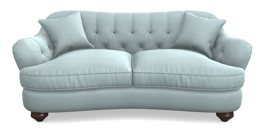 Product photograph of Fairmont 3 Seater Sofa In Clever Tough And Eco Velvet - Mineral from Sofas and Stuff Limited