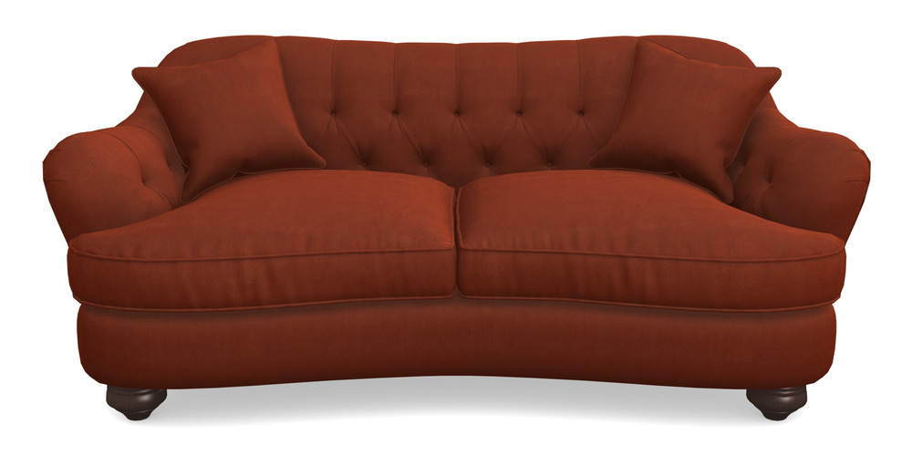 Product photograph of Fairmont 3 Seater Sofa In Clever Tough And Eco Velvet - Tawny from Sofas and Stuff Limited