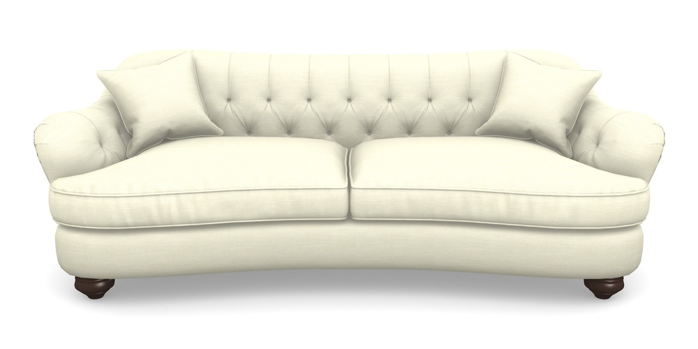 Product photograph of Fairmont 4 Seater Sofa In Basket Weave - Cream from Sofas and Stuff Limited