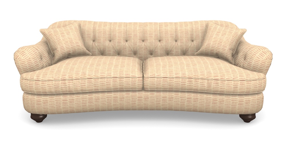 Product photograph of Fairmont 4 Seater Sofa In Cloth 18 - Daub - Flamingo from Sofas and Stuff Limited