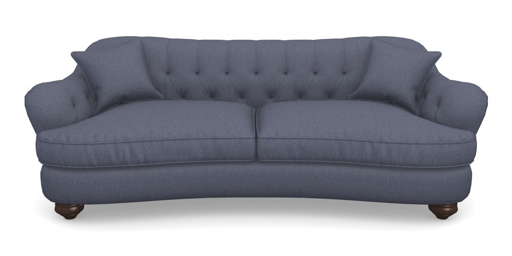 Product photograph of Fairmont 4 Seater Sofa In Clever Cotton Mix - Oxford Blue from Sofas and Stuff Limited