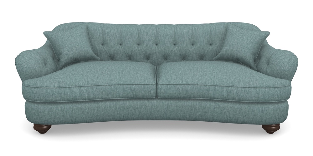 Product photograph of Fairmont 4 Seater Sofa In Clever Cotton Mix - Teal from Sofas and Stuff Limited