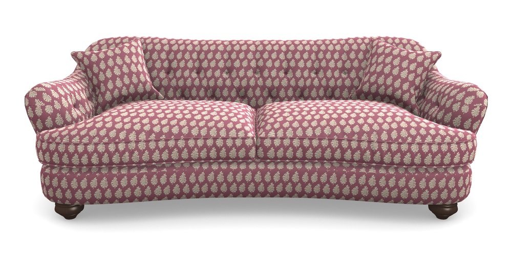 Product photograph of Fairmont 4 Seater Sofa In Cloth 21 - Oak Leaf - Cassis from Sofas and Stuff Limited