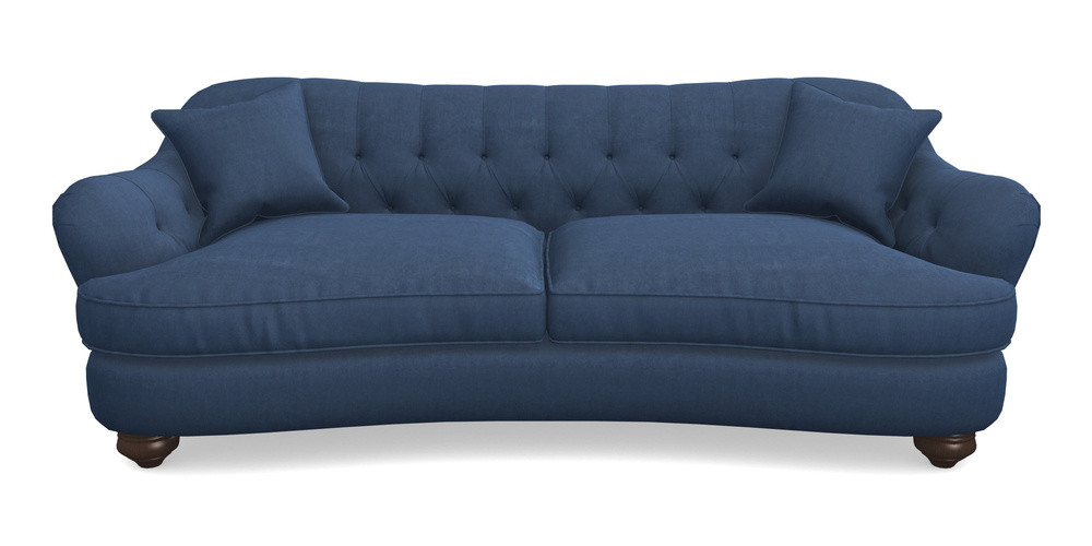 Product photograph of Fairmont 4 Seater Sofa In Clever Tough And Eco Velvet - Agean from Sofas and Stuff Limited