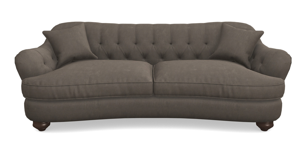 Product photograph of Fairmont 4 Seater Sofa In Clever Tough And Eco Velvet - Chrome from Sofas and Stuff Limited