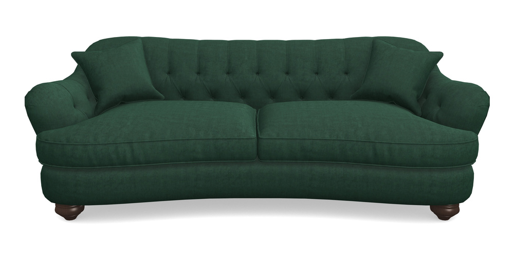 Product photograph of Fairmont 4 Seater Sofa In Clever Tough And Eco Velvet - Pine from Sofas and Stuff Limited