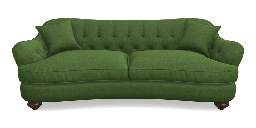 Product photograph of Fairmont 4 Seater Sofa In Clever Tough And Eco Velvet - Shamrock from Sofas and Stuff Limited