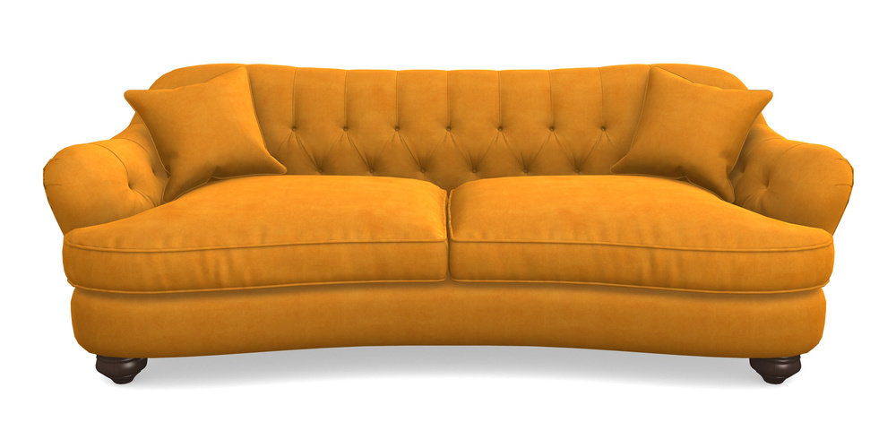 Product photograph of Fairmont 4 Seater Sofa In Clever Tough And Eco Velvet - Spice from Sofas and Stuff Limited