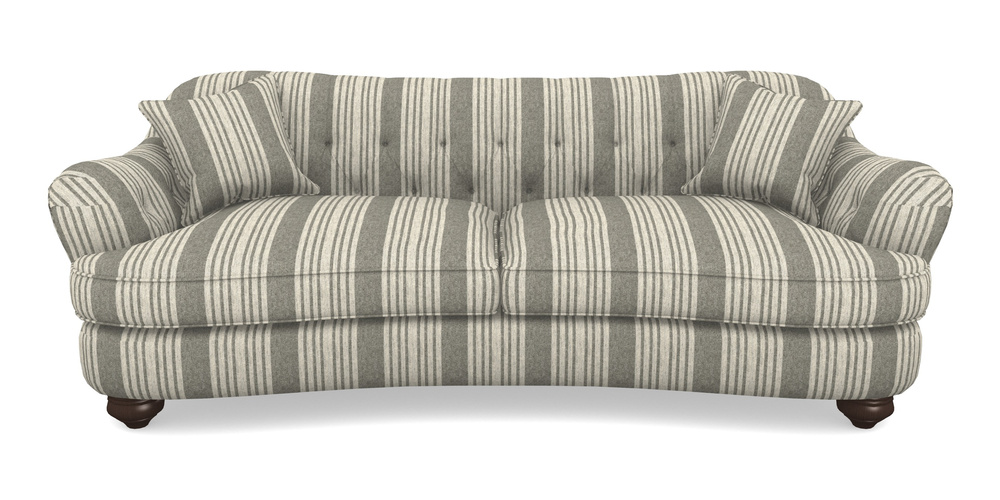 Product photograph of Fairmont 4 Seater Sofa In Cloth 22 - Bayadere - Seal from Sofas and Stuff Limited