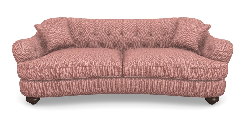 Product photograph of Fairmont 4 Seater Sofa In Dundee Herringbone - Rose from Sofas and Stuff Limited