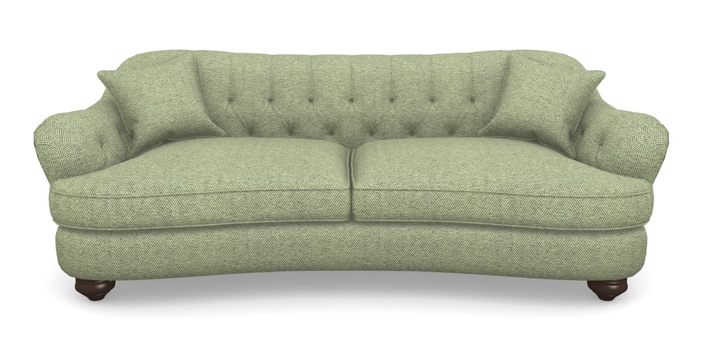 Product photograph of Fairmont 4 Seater Sofa In Dundee Herringbone - Sage from Sofas and Stuff Limited