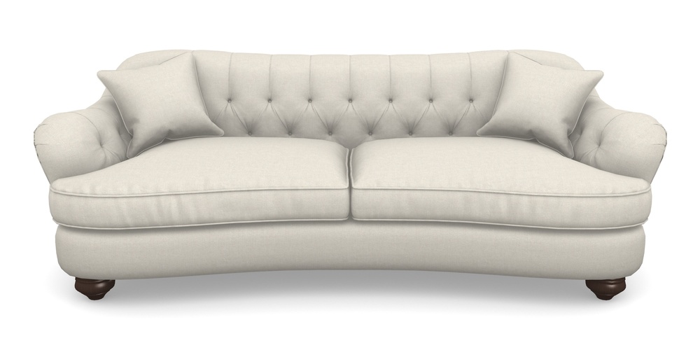 Product photograph of Fairmont 4 Seater Sofa In Easy Clean Plain - Chalk from Sofas and Stuff Limited
