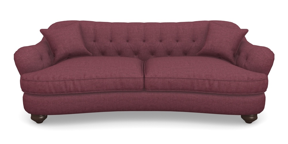 Product photograph of Fairmont 4 Seater Sofa In Easy Clean Plain - Chianti from Sofas and Stuff Limited