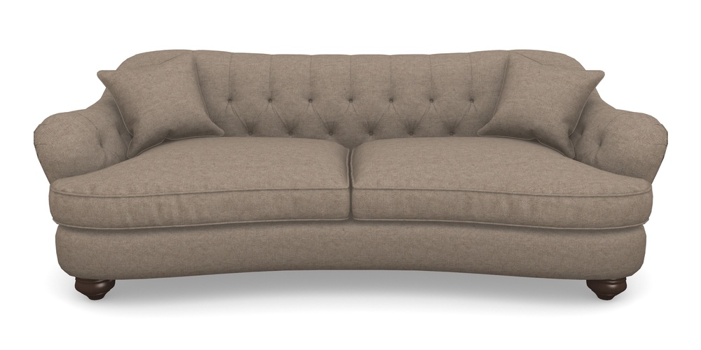 Product photograph of Fairmont 4 Seater Sofa In Easy Clean Plain - Camel from Sofas and Stuff Limited