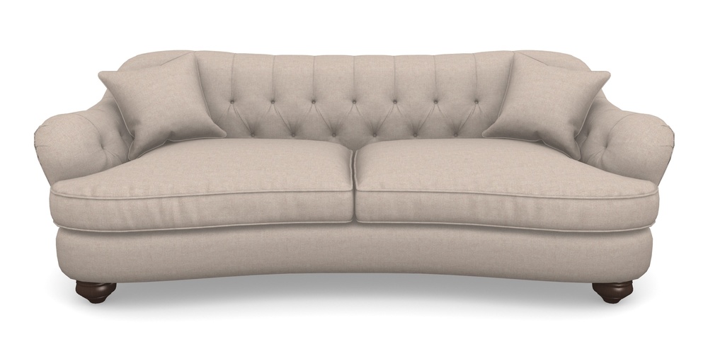 Product photograph of Fairmont 4 Seater Sofa In Easy Clean Plain - Cream from Sofas and Stuff Limited