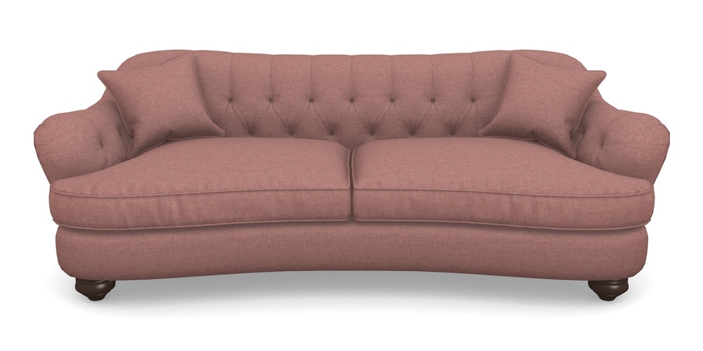 Product photograph of Fairmont 4 Seater Sofa In Easy Clean Plain - Rosewood from Sofas and Stuff Limited