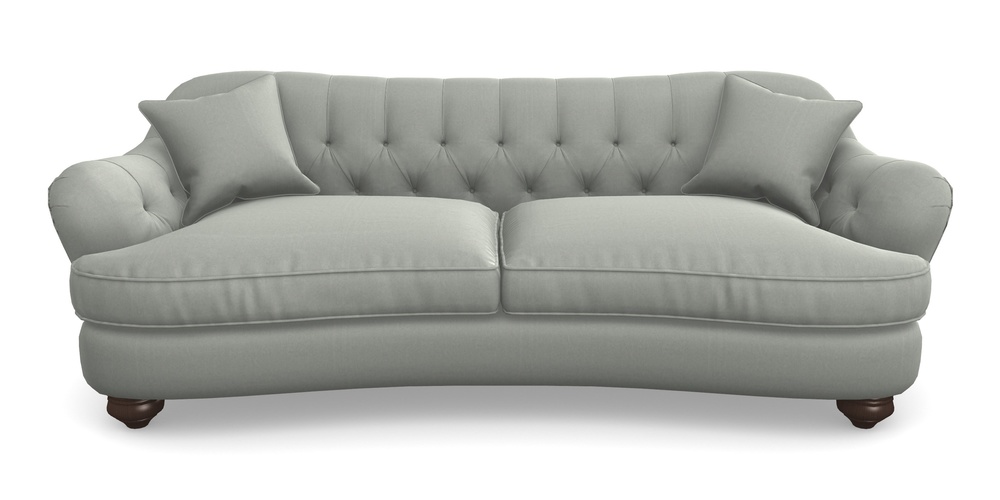 Product photograph of Fairmont 4 Seater Sofa In House Velvet - Elephant from Sofas and Stuff Limited